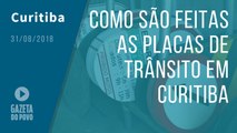 Fábrica de placas de trânsito em Curitiba