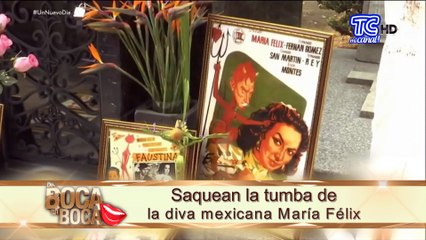 Saquean la tumba de la diva mexicana María Félix