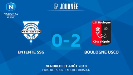 J5 : Entente SSG – US Boulogne CO (0-2), le résumé