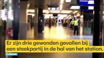 Paniek op Amsterdam Centraal: politie schiet messentrekker neer - RTL NIEUWS