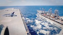 From Ship to Ship: Aircraft Carrier Replenishment-at-Sea