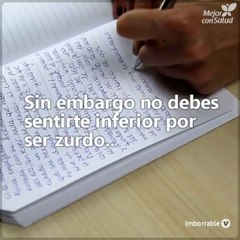 Ser zurdo... ¡es todo un privilegio!