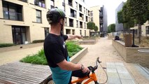 MTB STREET TRIAL IN THE CITY *CRASHES*