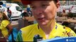 Interview du maillot jaune : GUICHARD Mickael, général individuel au temps - Région Guadeloupe, Nicolas ROUX - TEAM PRO IMMO lors de cette 5ème étape du Tour Cy