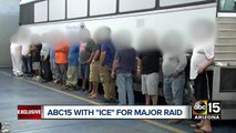 EXCLUSIVE: Behind the scenes as ICE agents arrest criminals in the country illegally