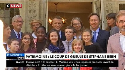 Nommé "Monsieur Patrimoine " par Emmanuel Macron, l'animateur Stéphane Bern menace de claquer la porte