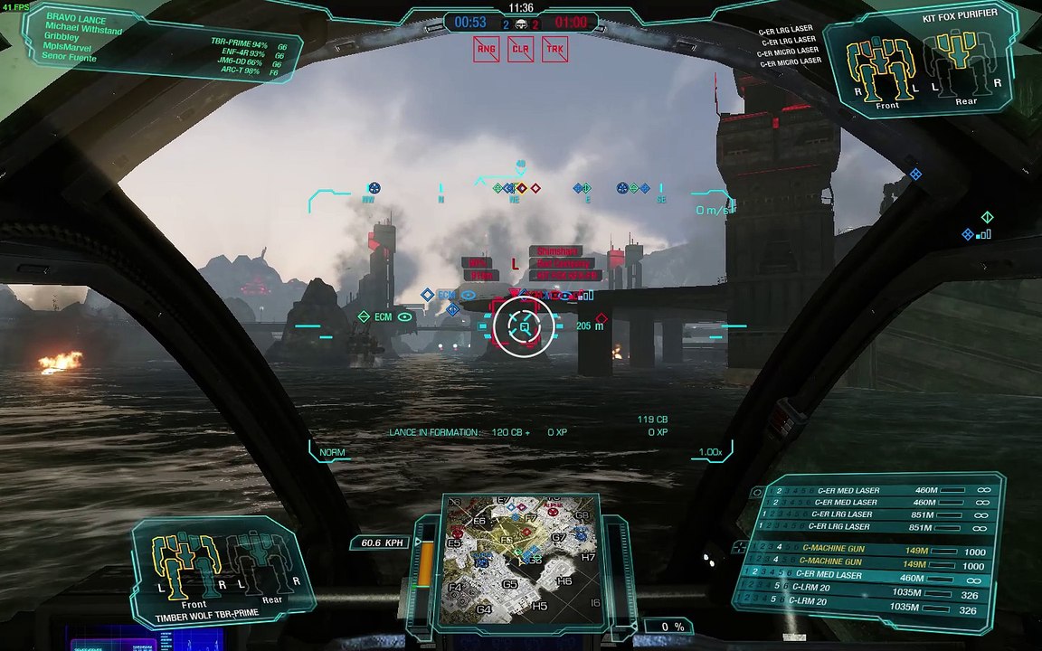 "Carnage", Timber Wolf TBR-PRIME Heavy Mech, MechWarrior Online