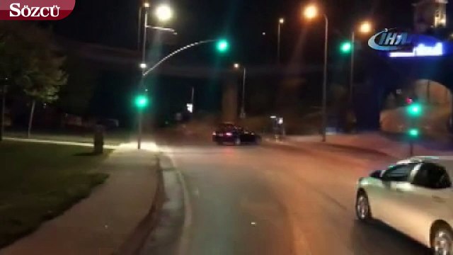 İstanbul’da 'makas' ve 'drift' terörü kamerada