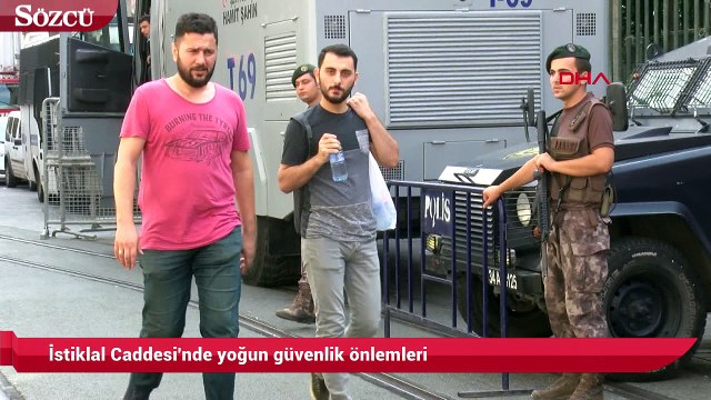 İstiklal Caddesi'nde yoğun güvenlik önlemleri
