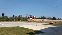 Kalbi Duran Yeni Doğan Bebeğin İmdadına Ambulans Helikopter Yetişti