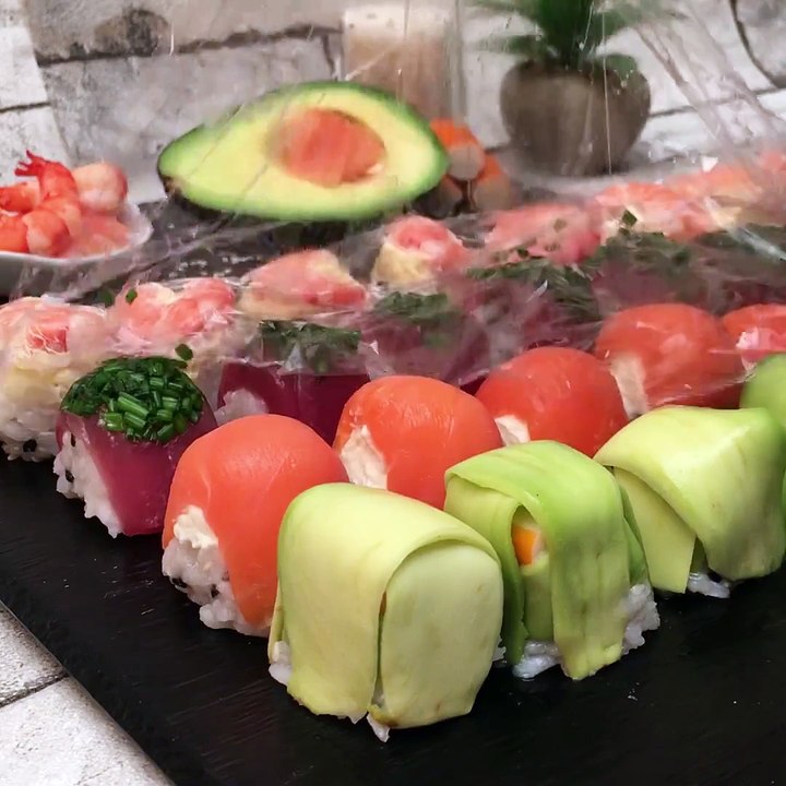 FACILE À FAIRE - Les sushis cubes ! des sushis prêts en un rien de temps
