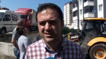 Trabzon’da selin ardından temizleme çalışmaları başladı