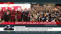 Hakkari'de PKK saldırısında şehit düşen askerimiz dualarla uğurlanıyor