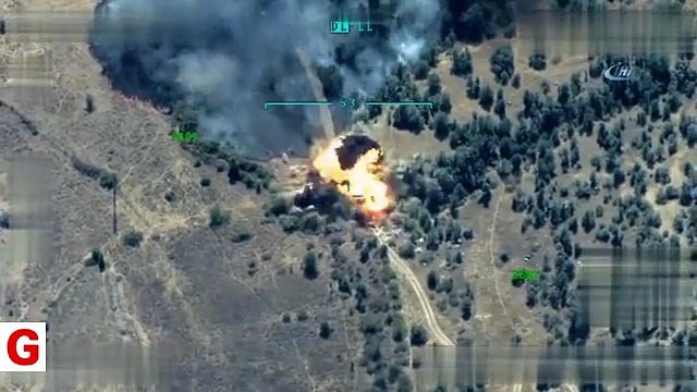 TSK, Kuzey Irak'a düzenlenen hava harekatının görüntülerini paylaştı