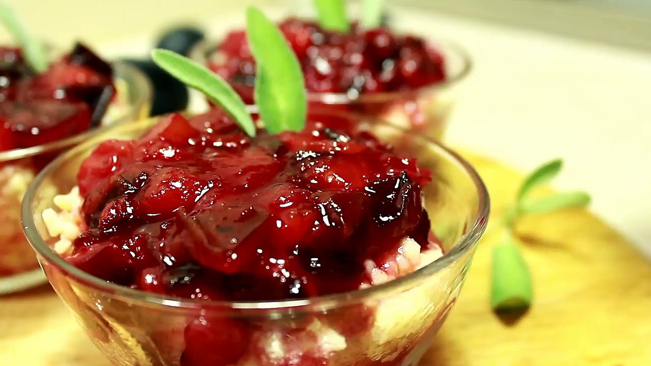 Budinca de mei cu prune (reteta rapida)