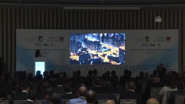 Organize Toptan Doğal Gaz Satış Piyasası Açılış Töreni