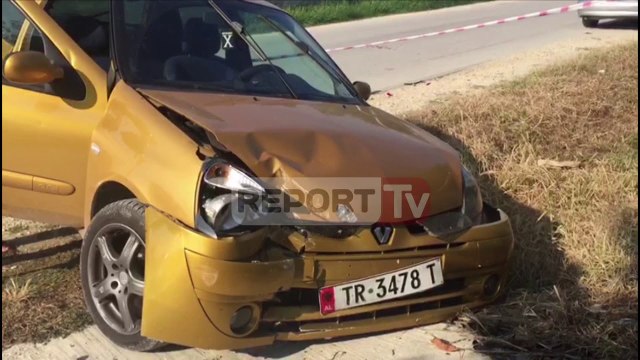 Report TV - Aksident në Berat, përplasen dy mjete, plagosen burrë e grua