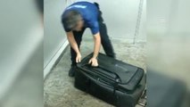 Valizin İçinde Türkiye'ye Girmeye Çalışırken Yakalandı