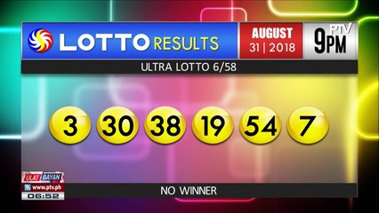 Mahigit P467-M jackpot sa 6/58 Ultra Lotto, bigong mapanalunan
