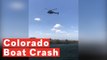 Helicopter Searches For Survivors Of Colorado River Boat Crash
