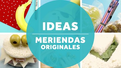 Crea las meriendas más originales para tus hijos
