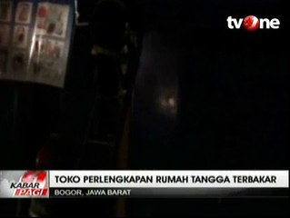 Toko Perlengkapan Rumah Tangga Ludes Terbakar