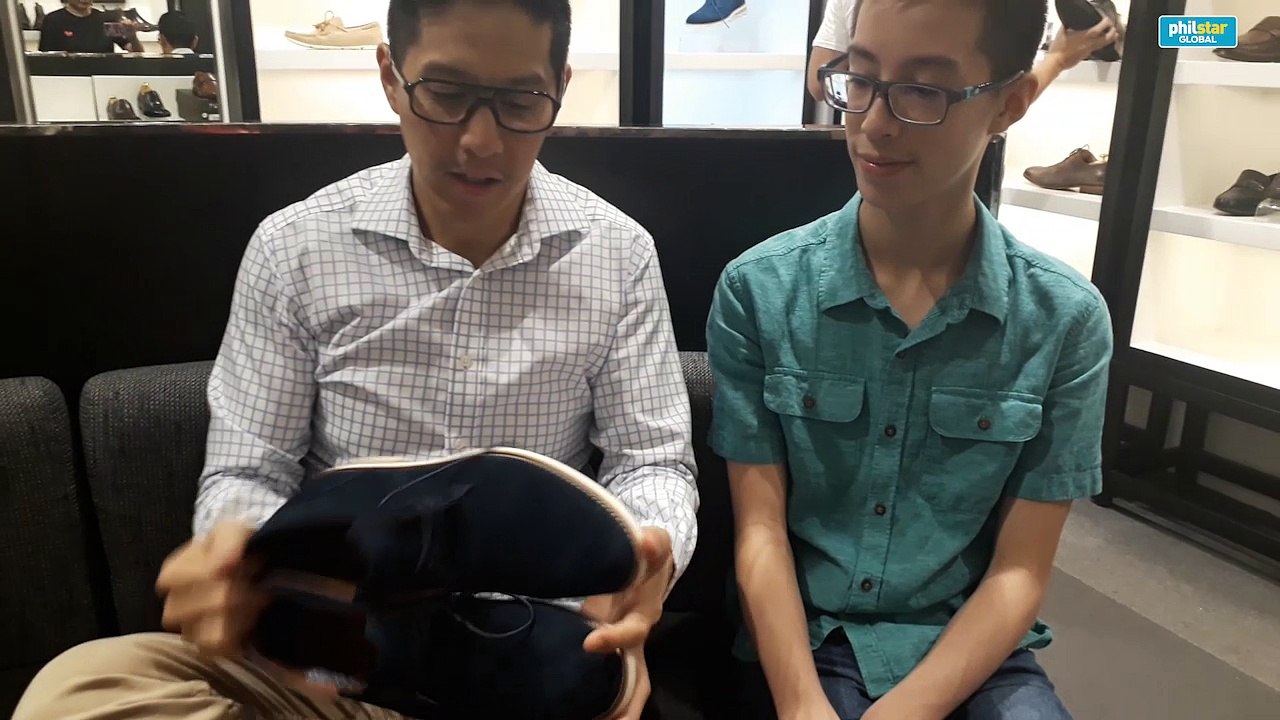 Edric Mendoza and son give shopping tips
