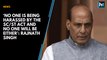 ‘No one is being harassed by the SC/ST act and no one will be either’: Rajnath Singh at Hindustan Shikhar Samagam