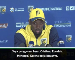 Ronaldo Menjadi Inspirasi Bolt Setelah Melakukan Debut Bersama Mariners