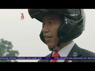 Wow!! Video Jokowi Mengendarai Motor Ke GBK Tembus 954 Ribu Views