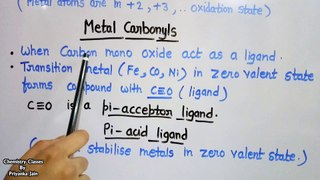 Metal Clusters ; metal carbonyls ,their structures,synergic bonding, pi-acid ligands