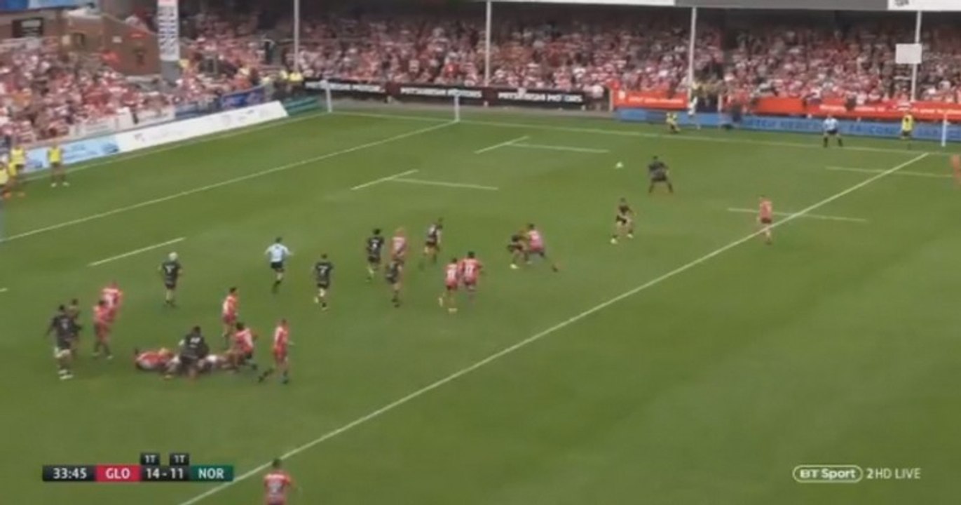 La passe sublime de Danny Cipriani face aux Saints