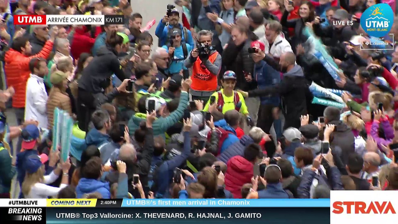 UTMB® 2018 Replay Finisher 1 (ES) - Xavier THEVENARD