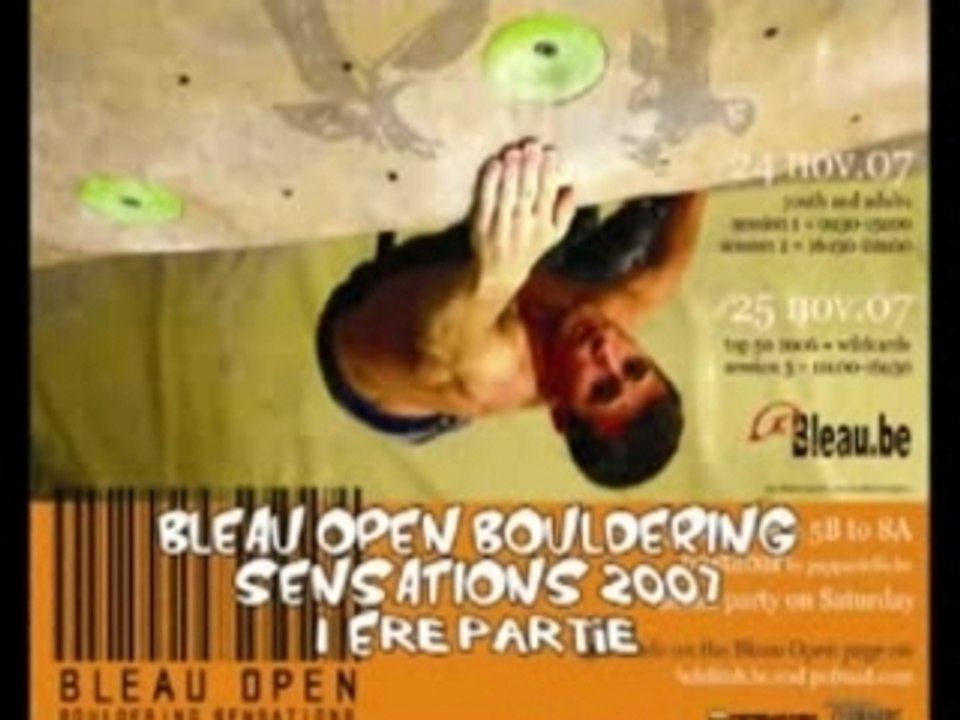 Bleau Open Bouldering Sensations 2007, part 1
