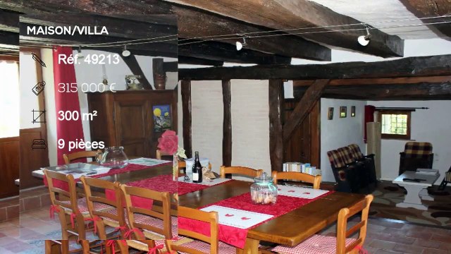 A vendre - Maison/villa - CHATEAU-DU-LOIR (72500) - 9 pièces - 300m²