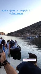 Η άφιξη της Χριστίνας Μπόμπα