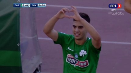 1-0 Giannis Bouzoukis AMAZING Goal - Panathinaikos 1-0 PAS Lamia - 01.09.2018 [HD]