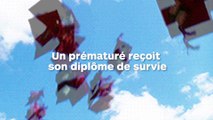 Un prématuré fête se remise de diplômes