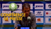Conférence de presse Havre AC - US Orléans (3-1) : Oswald TANCHOT (HAC) - Didier OLLE-NICOLLE (USO) - 2018/2019