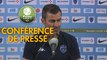 Conférence de presse Paris FC - ESTAC Troyes (2-0) : Mecha BAZDAREVIC (PFC) - Rui ALMEIDA (ESTAC) - 2018/2019
