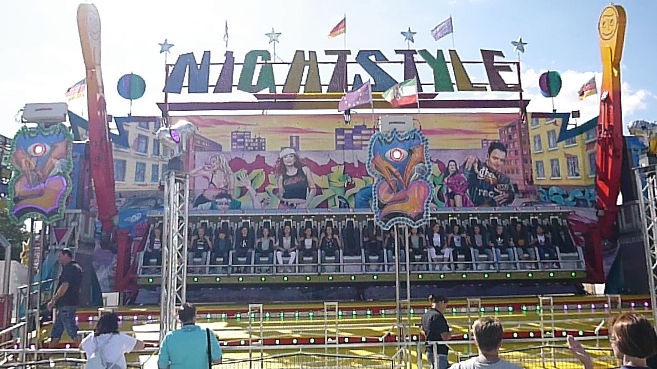 Offride: Fahrgeschäft 'Nightstyle' (Armbrecht) 01.09.2018