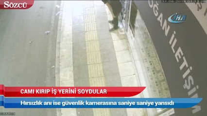 Önce gözetledi, sonra fare gibi girip soydu!