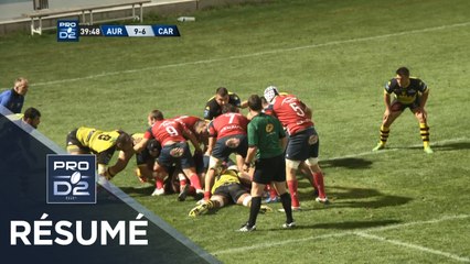 PRO D2 - Résumé Aurillac-Carcassonne: 19-16 - J3 - Saison 2018/2019