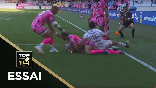 TOP 14 - Essai Kylan HAMDAOUI (SFP) - Paris - Bordeaux-Bègles - J2 - Saison 2018/2019