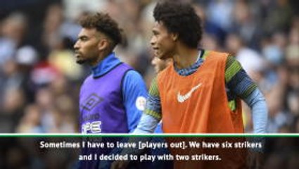 Guardiola explains Sane squad omission