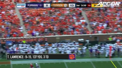 Clemson QB Trevor Lawrence Throws 3 TD In Tigers' Debut