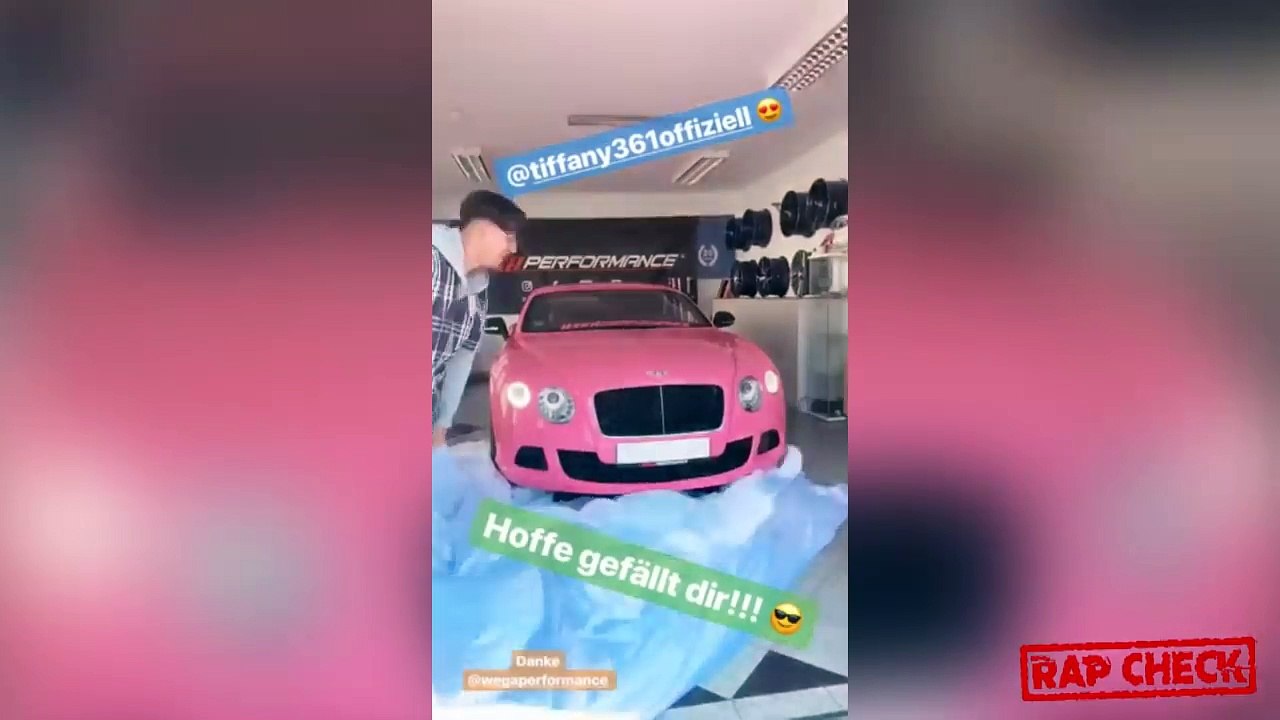 TIFFANY rastet komplett aus wegen UFO361 | Er schenkt ihr ein 200k BENTLEY in Rosa!