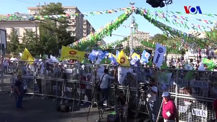 Barış Mitinginde Af ve Ekonomi Tepkisi