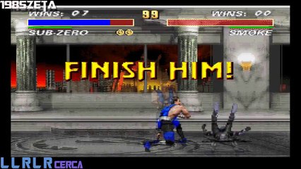 Mortal Kombat 3: Guía de Movimientos Finales Sub Zero