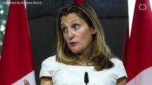 Canada's Freeland Says 'Win-Win-Win' Trade Deal With U.S. Within Reach